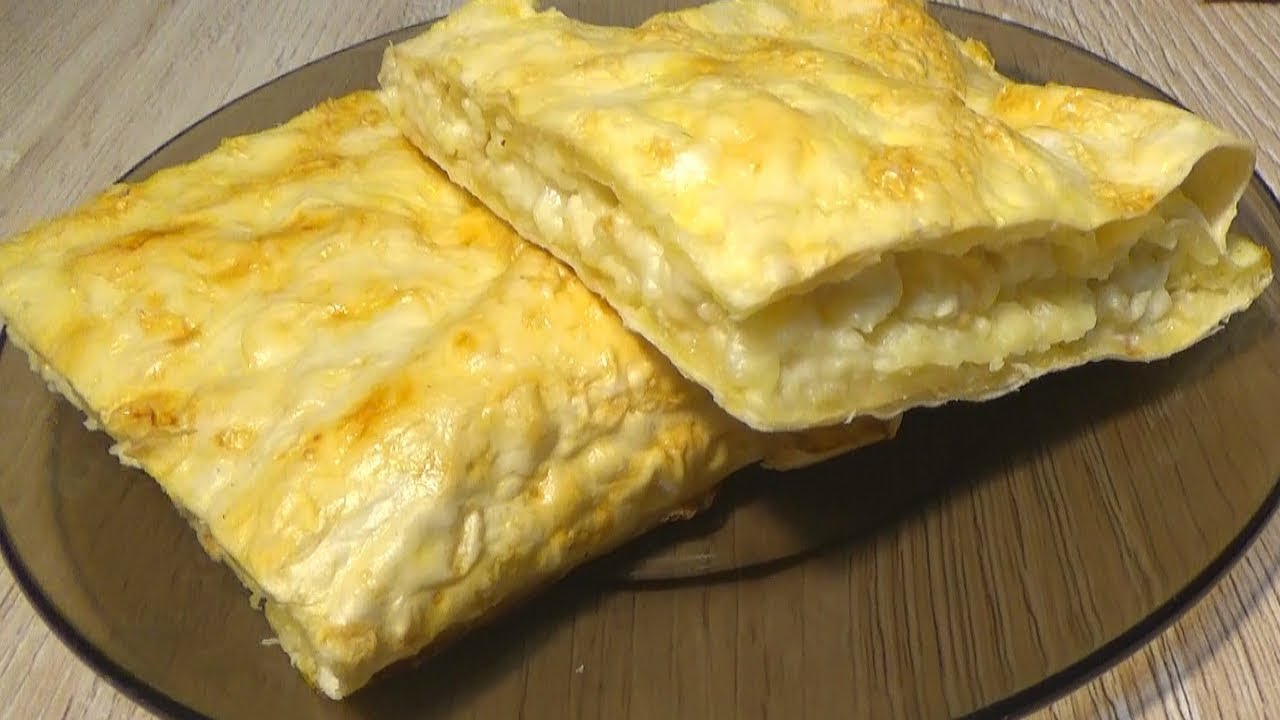 Хачапури из слоеного теста с сыром рецепт и творогом рецепт с фото